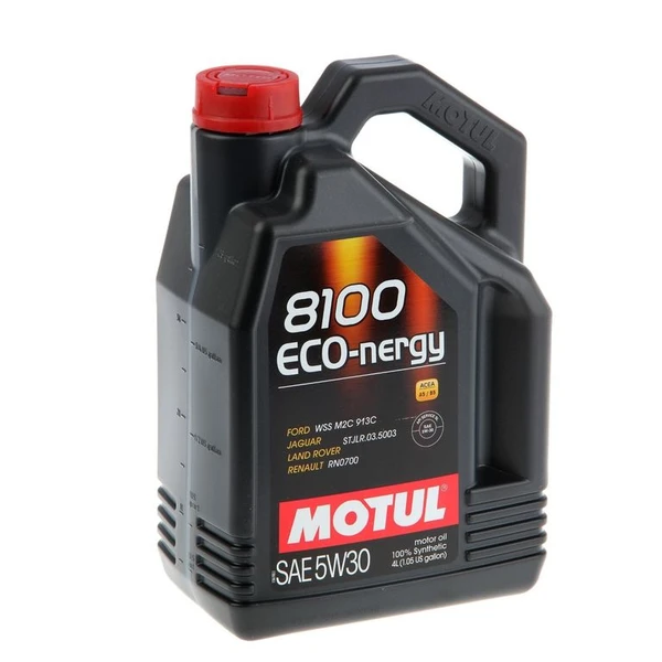 Фото Синтетическое моторное масло Motul 8100 Eco-nergy 5W30 4л