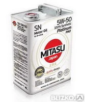 Фото Масло моторное Mitasu 5w-50 SM (син), 1л