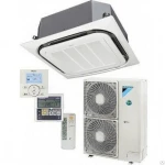 фото Кондиционер кассетного типа FCQN60EXV/RYN60CXV (без панели) Daikin