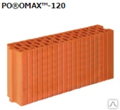 Фото Кирпич POROMAX 120, 7NF M125 F 50, 510x120x219 мм