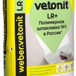 фото Вебер Ветонит ЛР+ (25кг) шпаклевка финишная для сухих помещений