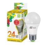 фото Лампа светодиодная LED-A60-standard 24Вт грушевидная 230В E27 3000К 2160лм ASD 4690612014265