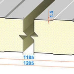 фото Сэндвич панели Пенополиизоцианурат PIR 120 Rall/Rall 120