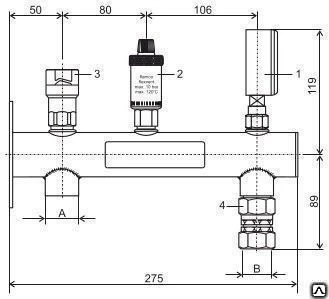 Фото Группа присоединений Flamco Flexconsole и Flexconsole Plus