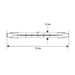 Фото №2 Лампа галогенная J78 150Вт линейная R7s 2850К 240В Camelion 2933