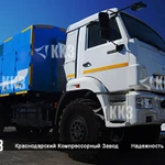 фото Дегазация инертной газовой смесью (ИГС) газопроводов азотными компрессорными станциями