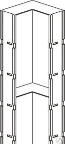 Фото Угол внутренний 150 х 150 х 1200 мм