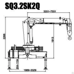 фото Манипулятор XCMG SQ3.2SK2Q г/п 3,2т.