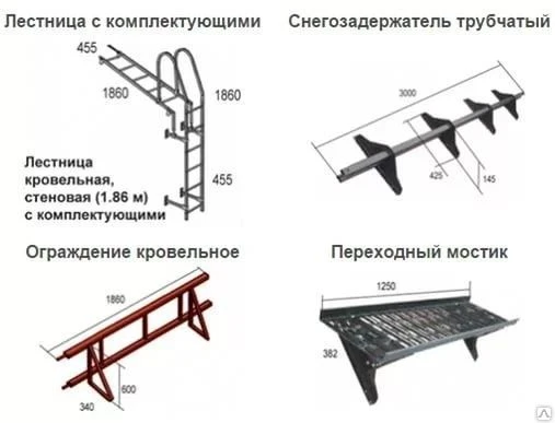 Фото Кронштейн к крыше для лестницы