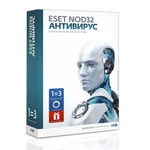 фото Антивирус ESET NOD32 Антивирус + бонус 3ПК 1Год, 
BOX