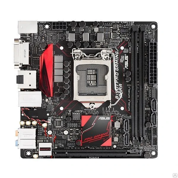 Фото Материнская плата Socket-1151 Asus B150I PRO GAMING/AURA, 
B150 (2xDDR4, 1х