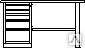 фото Верстак однотумбовый, тумба с дверцей ВП-3/1,6