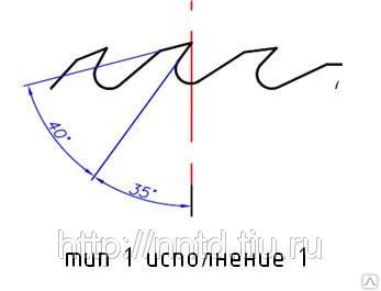 Фото 250*32*2,0*48 1-1 9хф Пила для продольной распиловки