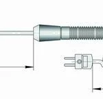 фото Погружная термопара К1-КП для измерителя температуры IT-8 (-50...+800°)