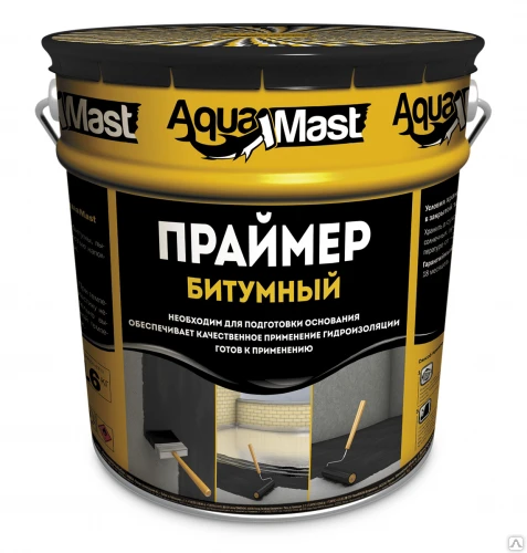 Фото Праймер битумный AquaMast (18л/16кг) от 10 до 20шт