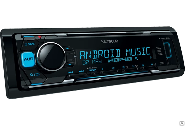 Фото Автомобильная магнитола KENWOOD KMM-122Y 1Din без CD