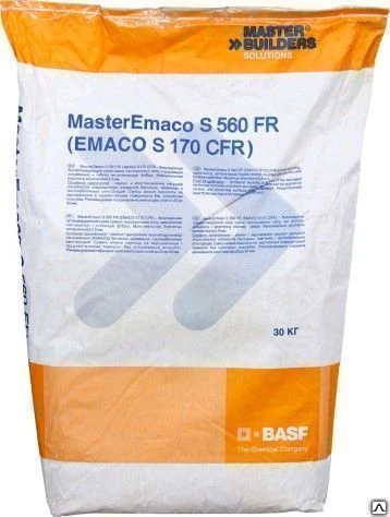 Фото Сухая бетонная смесь MasterEmaco S 560 FR (Emaco S170 CFR)