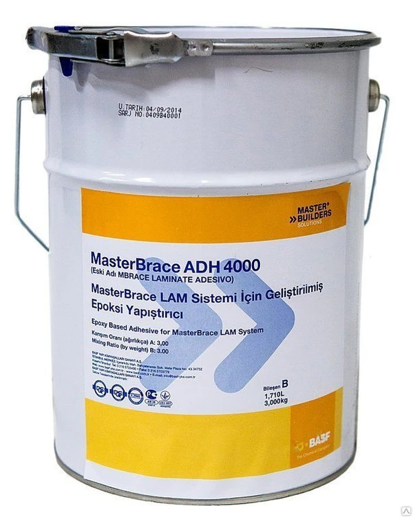 Фото Клей MasterBrace® ADH 4000 PTB (MВrace® Laminatе Adhesive comp. B)