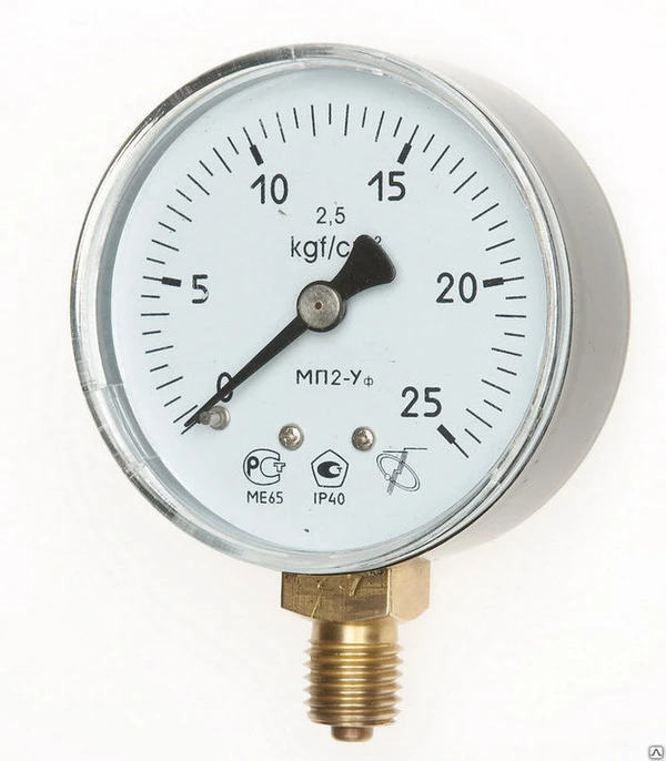 Фото ВП2-У (-1...0) кгс/см2 кл.2,5 Вакуумметр