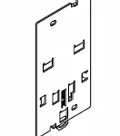 фото ABB Скоба для монтажа T1-T2 на DIN-рейку (1SDA051437R1) /кор 1шт/