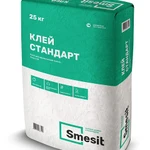 фото Клей для плитки Стандарт, 25кг, Smesit