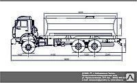 Фото Автоцистерна модели 577334 на шасси КАМАЗ-65111