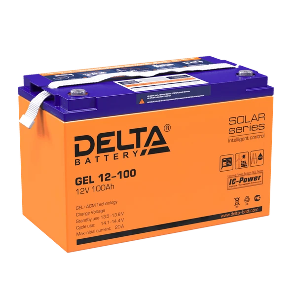 Фото Аккумулятор Delta GEL 12-100