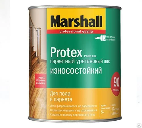 Фото Лак MARSHALL Protex Parke Cila паркетный