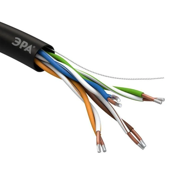 Фото Кабель  UTP 4x2x24AWG Cat5e CCA PE OUTDOOR 305м SIMPLE (м) ЭРА Б0044436