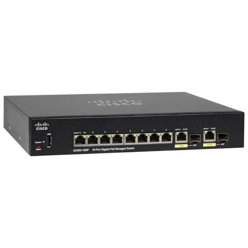 Фото Коммутатор Cisco SG350-10MP