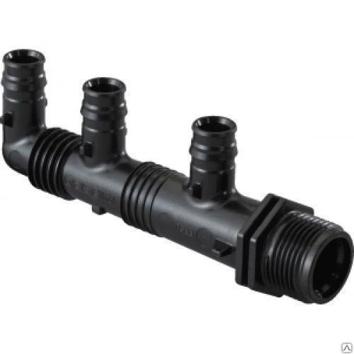 Фото Коллектор UPONOR Q&amp;E PPSU 3/4"НР, 4X16 Ц/Ц 45+35ММ '10С