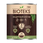 фото Антисептик защитный лессирующий 2-в-1 Махагон Биотекс (Bioteks) 0.8л