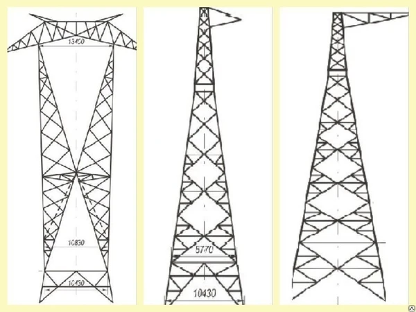 Фото Переходная опора ПП750-3-IV