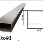 фото Труба СТАЛЬНАЯ профильная 60мм*40мм*2мм