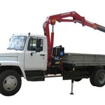 фото Автомобиль ГАЗ-3309 с краном манипулятором fassi