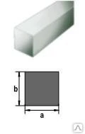 Фото Прут квадратный 10х10х1000мм алюминиевый, серебро