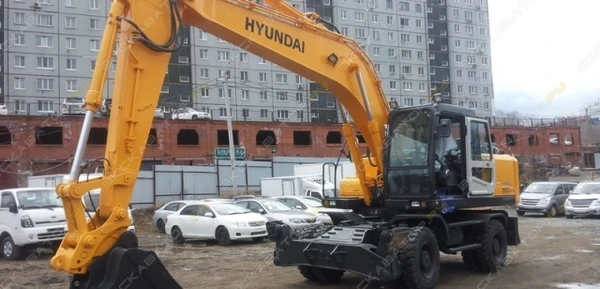 Фото Аренда колесного экскаватора Hyundai R210W-9S, Москва