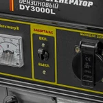 Фото №5 Бензогенератор DY3000L 1ф 2500Вт ручной стартер HUTER 64/1/4