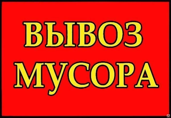 Фото Вынос мусора на свалку