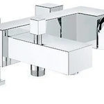 фото Grohe Eurocube 23143000 Смеситель для ванны, вертикальные подключения Grohe