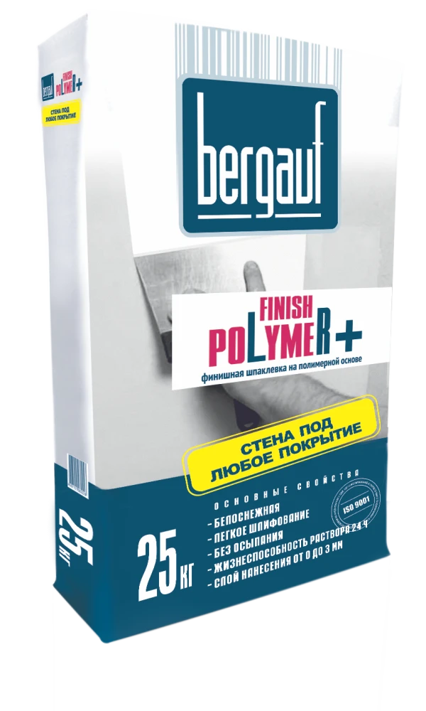 Фото Шпаклевка Finish Polymer (финишная, полимерная), 5кг Бергауф