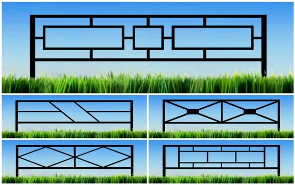 Фото Ограждение газонное сварное