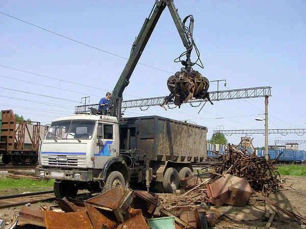 Фото Аренда ломовоза с манипулятором