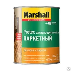 Фото Лак Marshall Protex Parke Cila алкидно-урет.паркетный глянц. (0,75л)