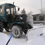 фото Убираем снег Самосвалами