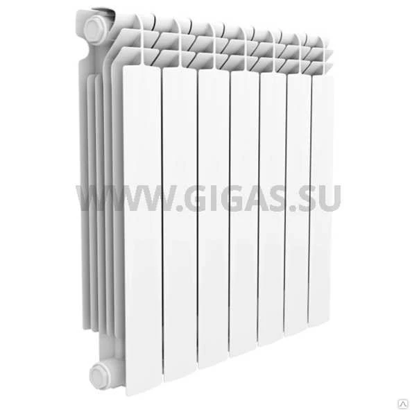 Фото Радиатор биметаллический ALUSTAL BIANCO 500х100х12