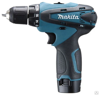 Фото Аккумуляторная дрель-шуруповерт Makita DF330DEW