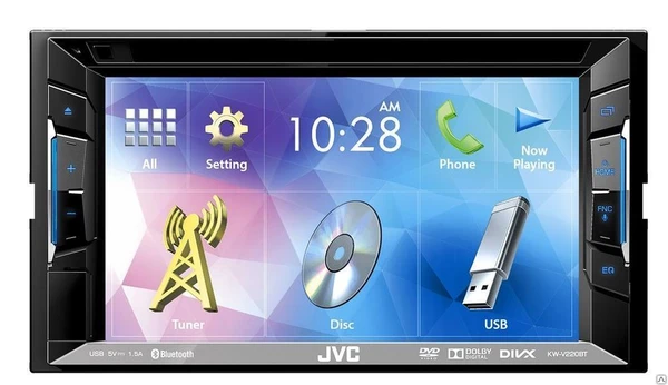 Фото Автомагнитола JVC KW-V220BT