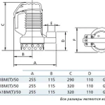 Фото №6 Погружной дренажный насос Zenit DR BLUE P 75/2/G32V A1BM/50