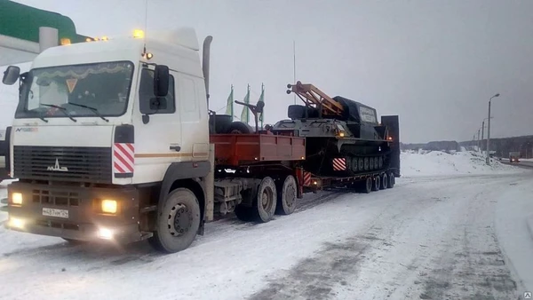 Фото Грузоперевозка тралом длина площадки 11,4 м